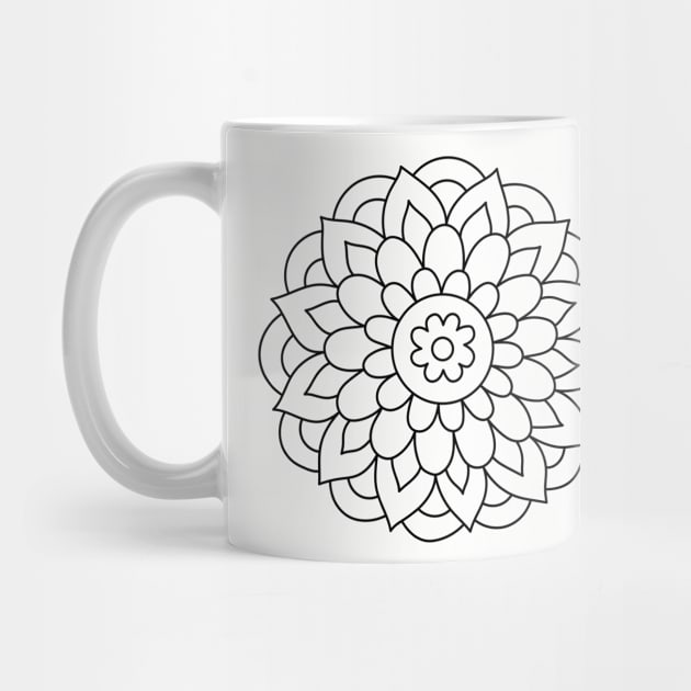 Harmonious Bloom - Mandala Flower by annagrunduls